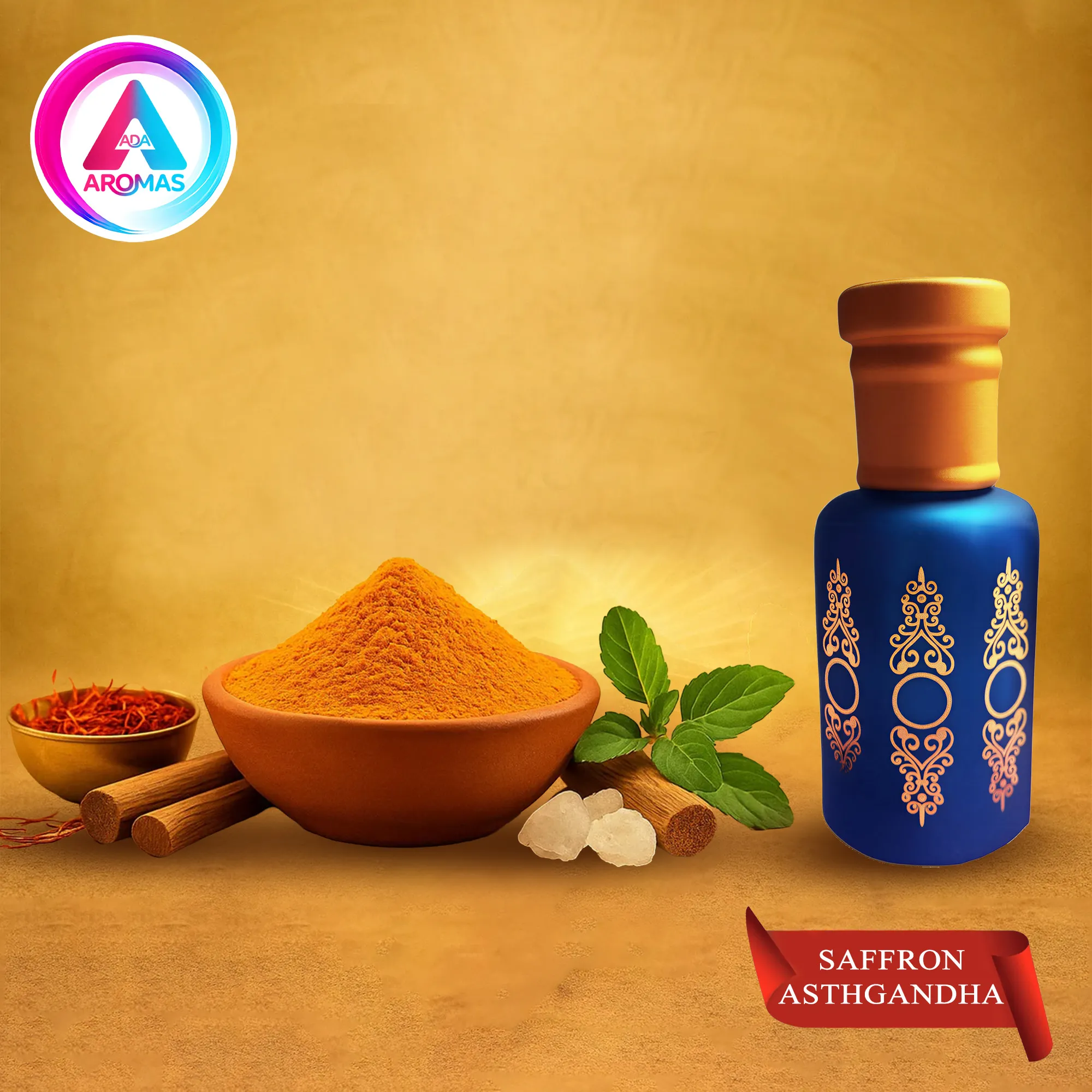 SAFFRON ASTHGANDHA ATTAR